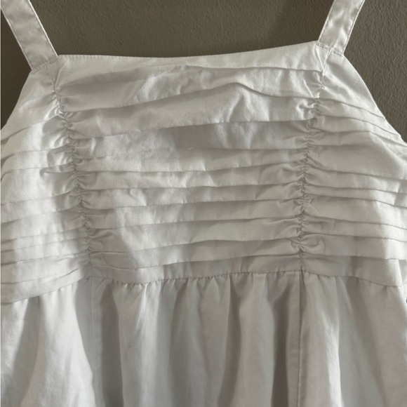 Abercrombie Kids White Ruched Dress - Picture 2 of 4